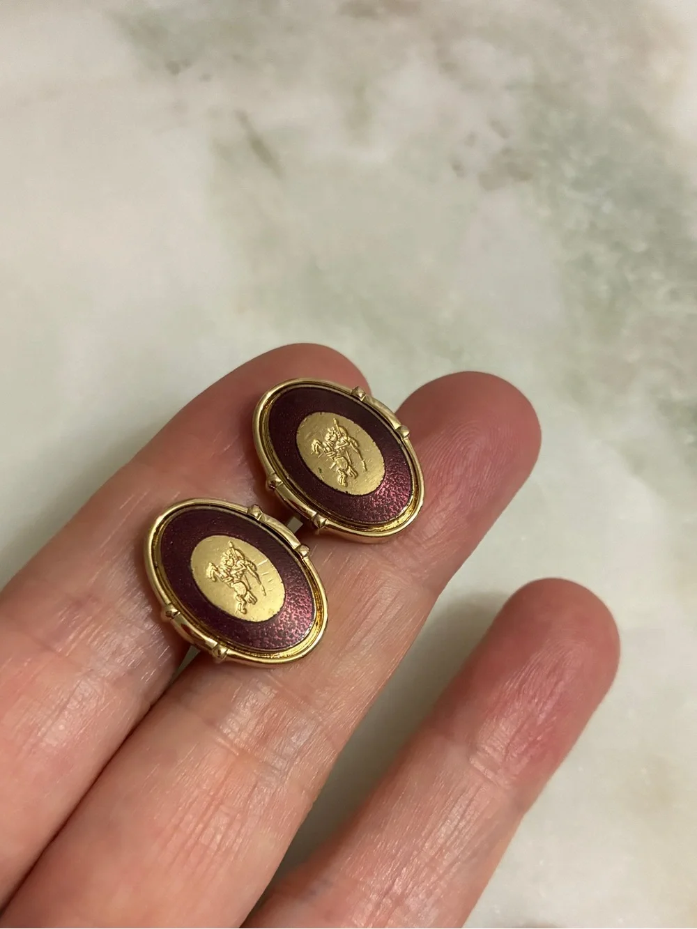 Vintage Burberry Cuff Links